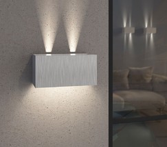 Универсальный уличный светильник WINNER DOUBLE LED алюминий (35137/W)