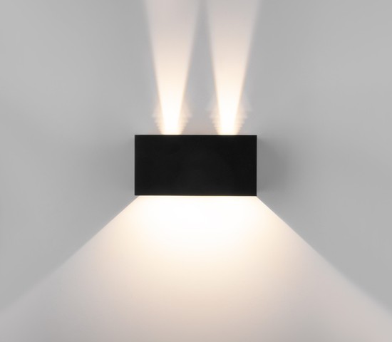 Универсальный уличный светильник WINNER DOUBLE LED черный (35137/W)