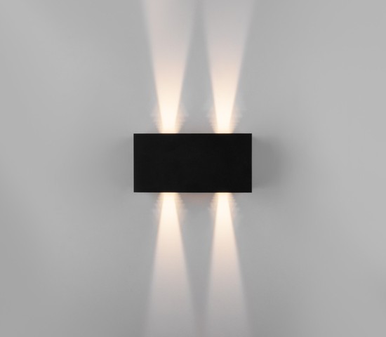 Универсальный уличный светильник WINNER DOUBLE LED черный (35137/W)