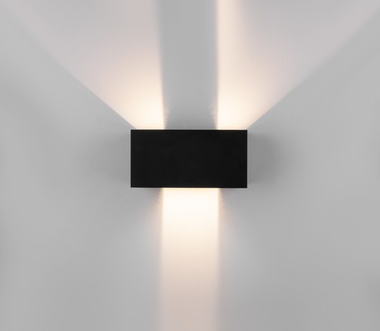 Универсальный уличный светильник WINNER DOUBLE LED черный (35137/W)