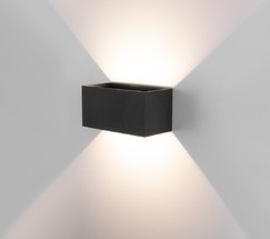 Универсальный уличный светильник WINNER DOUBLE LED черный (35137/W)