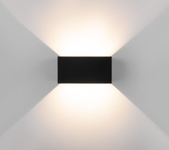 Универсальный уличный светильник WINNER DOUBLE LED черный (35137/W)