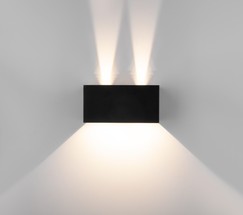 Универсальный уличный светильник WINNER DOUBLE LED черный (35137/W)