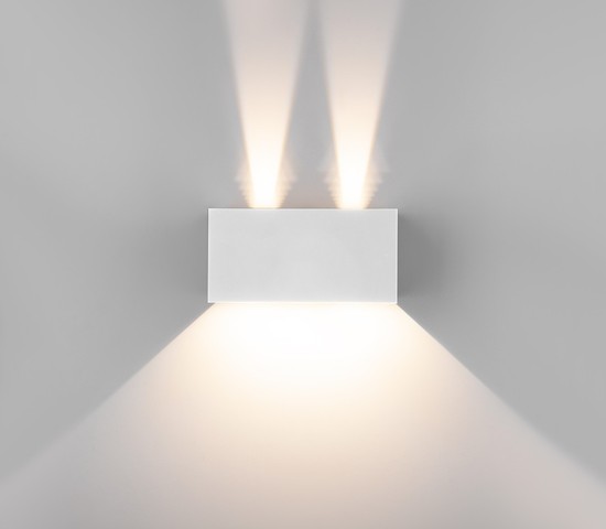 Универсальный уличный светильник WINNER DOUBLE LED белый (35137/W)