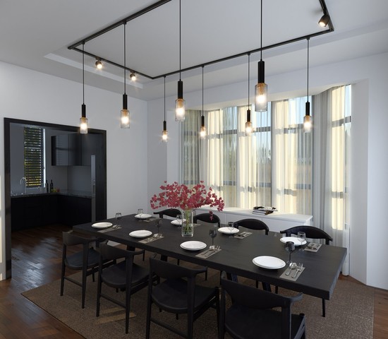 Однофазный шинопровод черный (3м.) (85081/00)