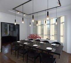 Однофазный шинопровод черный (3м.) (85081/00)