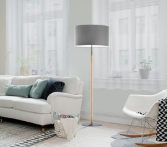 Торшер 5218 Deva Graphite