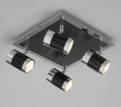 Люстра 20058/4 черный