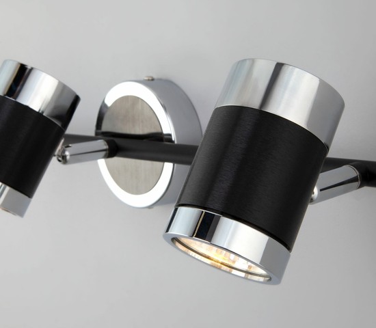 Настенный светильник 20058/3 черный