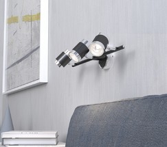 Настенный светильник 20058/3 черный