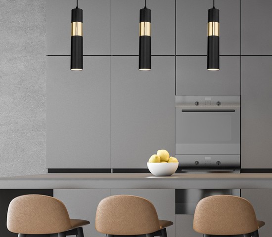 Люстра 50097/1 черный/золото