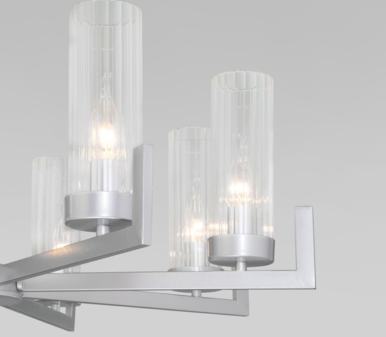 Люстра 60133/8 серебро