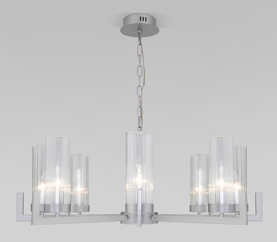 Люстра 60133/8 серебро