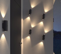 Универсальный уличный светильник GIRA D LED (35127/D) черный