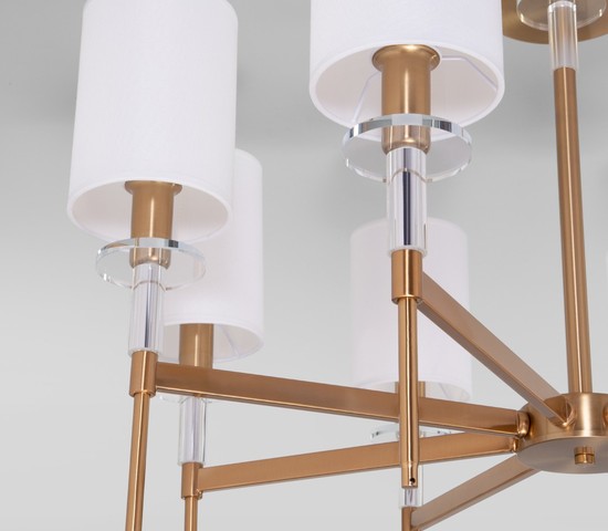 Люстра 60132/8 латунь