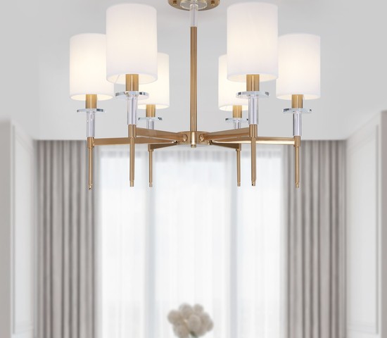 Люстра 60132/6 латунь