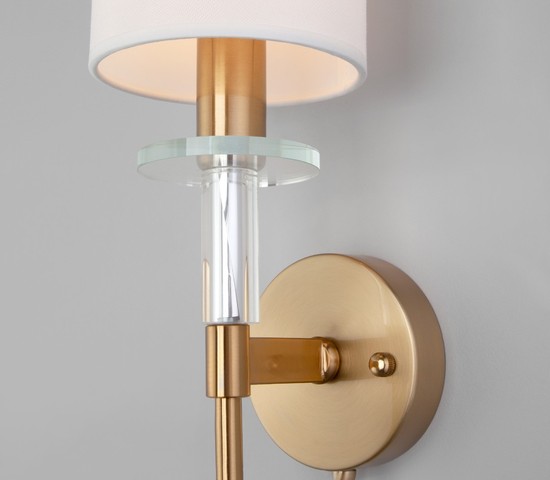 Настенный светильник 60132/1 латунь