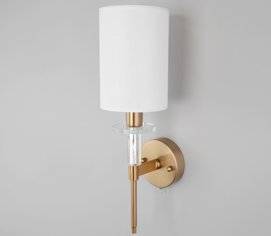 Настенный светильник 60132/1 латунь