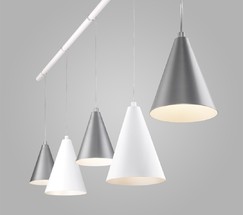 Люстра 50088/5 белый/серебро