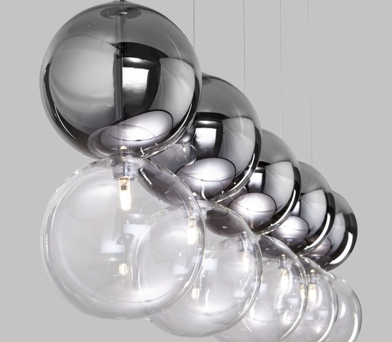 Люстра 50091/5 хром/дымчатый