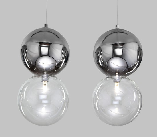 Люстра 50091/5 хром/дымчатый