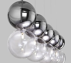 Люстра 50091/5 хром/дымчатый