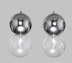 Люстра 50091/5 хром/дымчатый