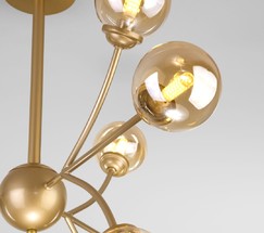 Люстра 30179 матовое золото