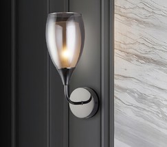 Настенный светильник 50285/1 черный жемчуг