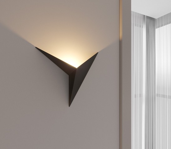 Подсветка интерьерная Parete LED черный (MRL LED 3W 1008 IP20)