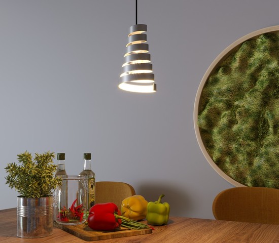 Люстра 50058/1 серебро