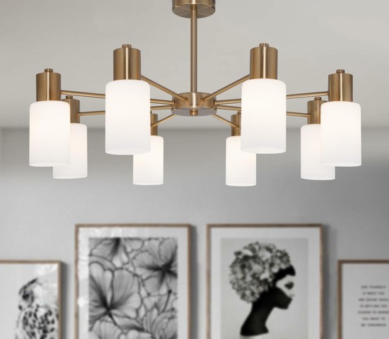 Люстра 70160/12 латунь