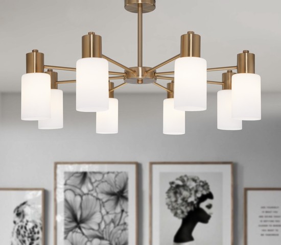 Люстра 70160/8 латунь