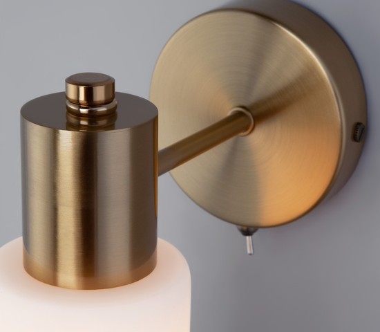 Настенный светильник 70160/1 латунь