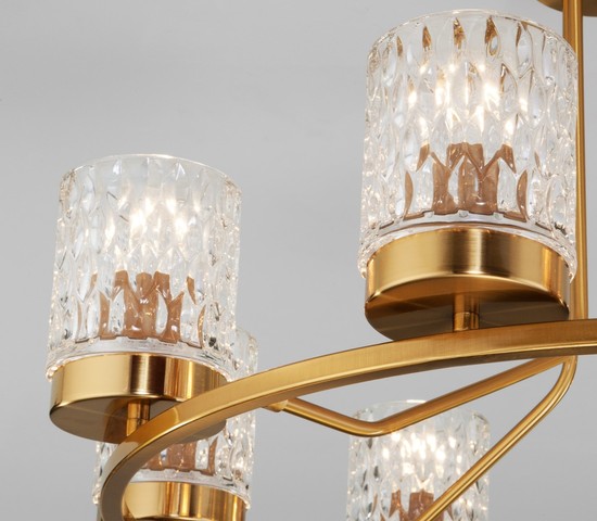 Люстра 60127/8 латунь