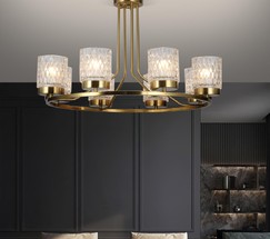 Люстра 60127/8 латунь