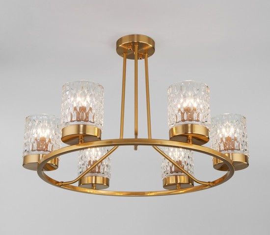 Люстра 60127/6 латунь