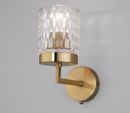 Настенный светильник 60127/1 латунь