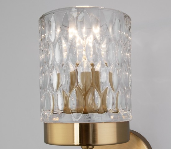 Настенный светильник 60127/1 латунь