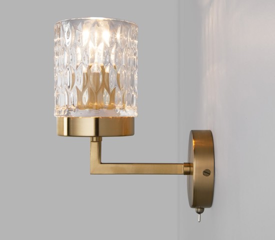 Настенный светильник 60127/1 латунь