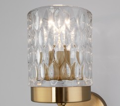 Настенный светильник 60127/1 латунь