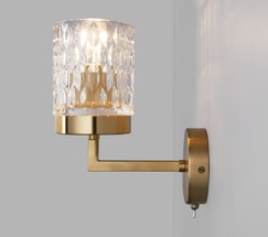 Настенный светильник 60127/1 латунь