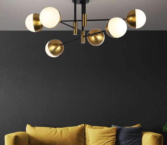 Люстра 70129/6 латунь