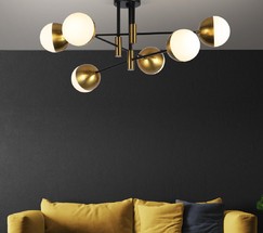 Люстра 70129/6 латунь