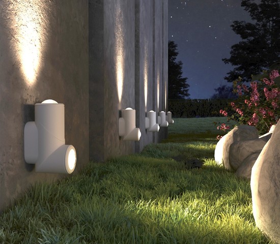 Универсальный уличный светильник GIRA D LED(35127/D) белый