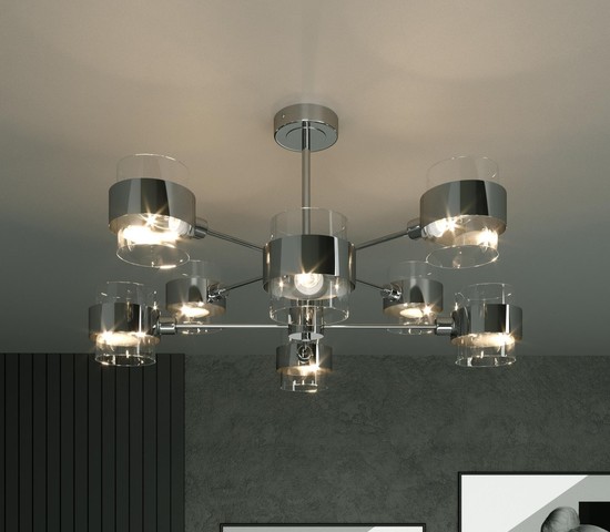 Люстра 70127/8 хром