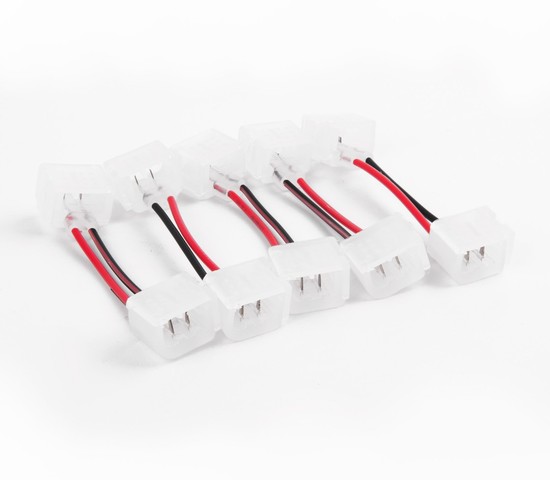 Коннектор для неона 24V 2835 с боковым свечением гибкий двусторонний (5pkt)