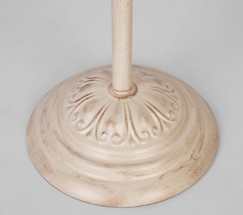 Торшер 01088/1 белый с золотом