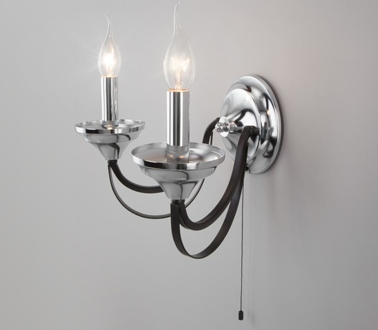 Настенный светильник 60098/2 хром