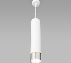 Люстра DLN107 GU10 белый/серебро